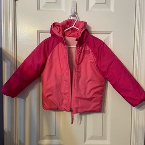 Toddler Reversible pink Northface jacket